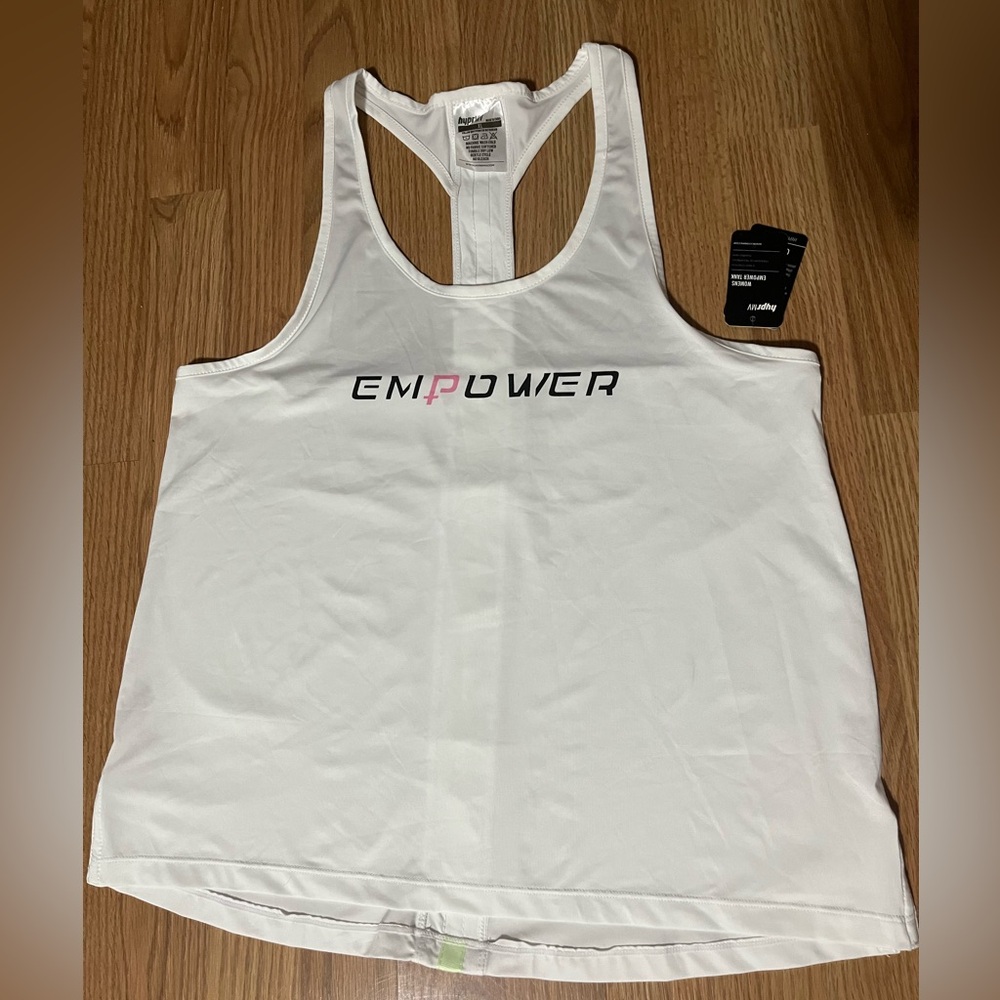 Empower Women’s White Tank Top - Picture 2 of 5